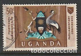 Sellos: UGANDA AFRICA, SELLO USADO