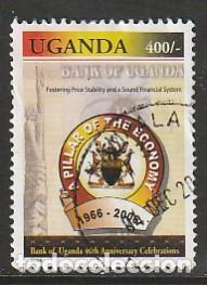 Sellos: UGANDA AFRICA, SELLO USADO