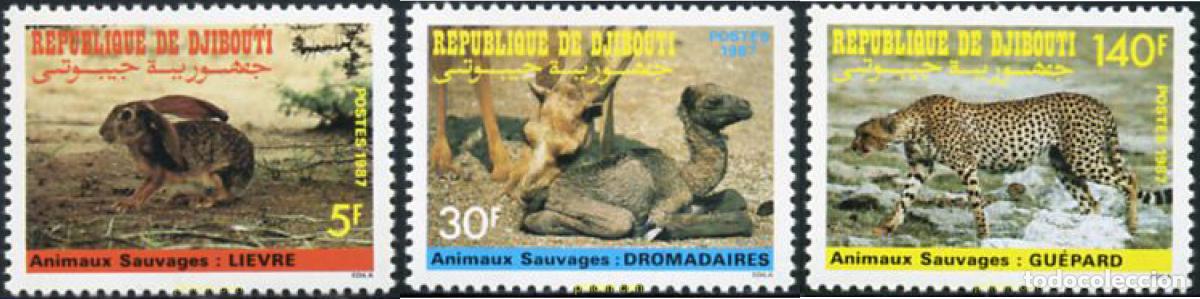 Sellos: 29925 MNH DJIBOUTI 1987 PROTECCION DE LA FAUNA