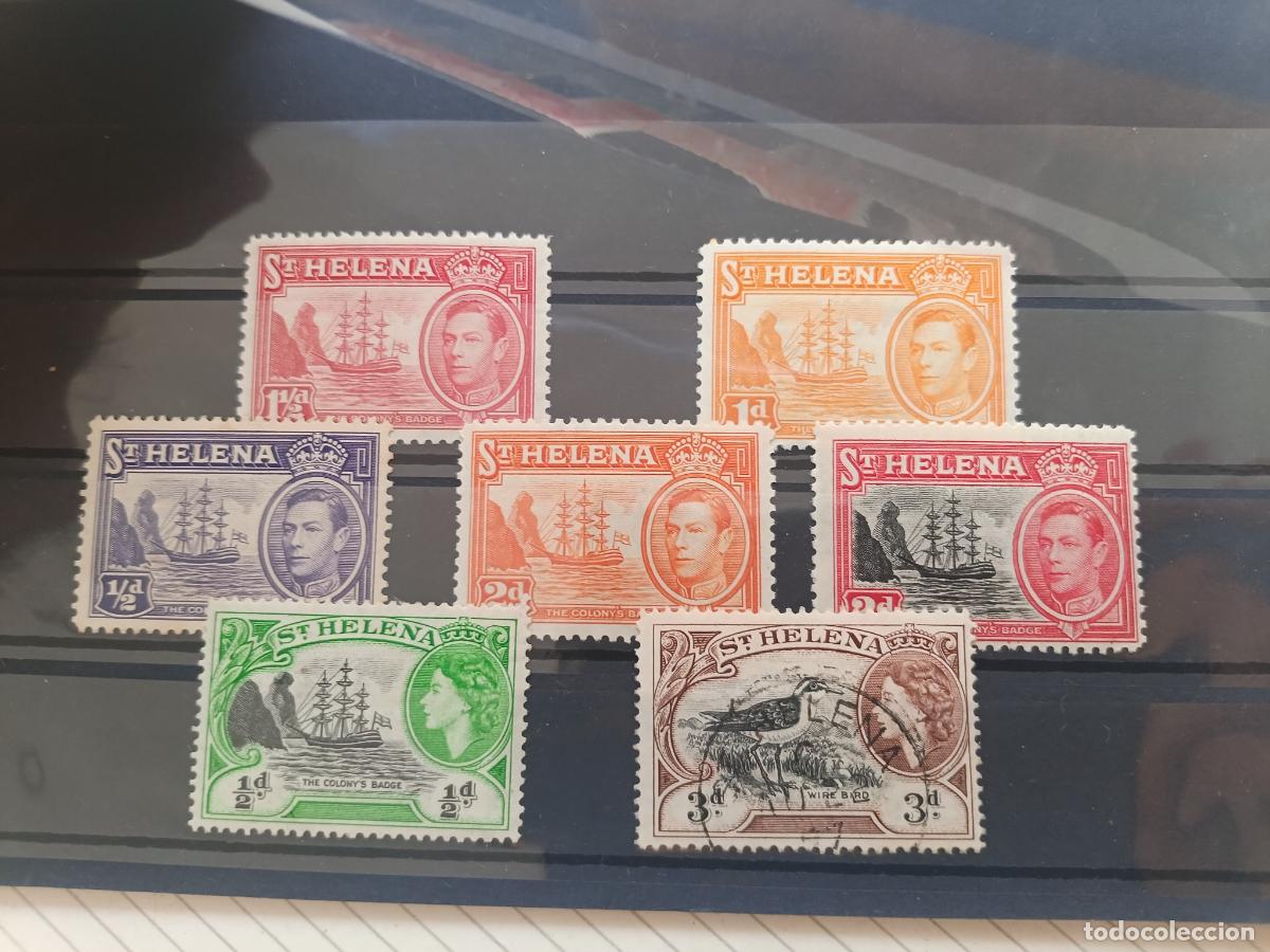 Sellos: Santa Helena. Lote de sellos