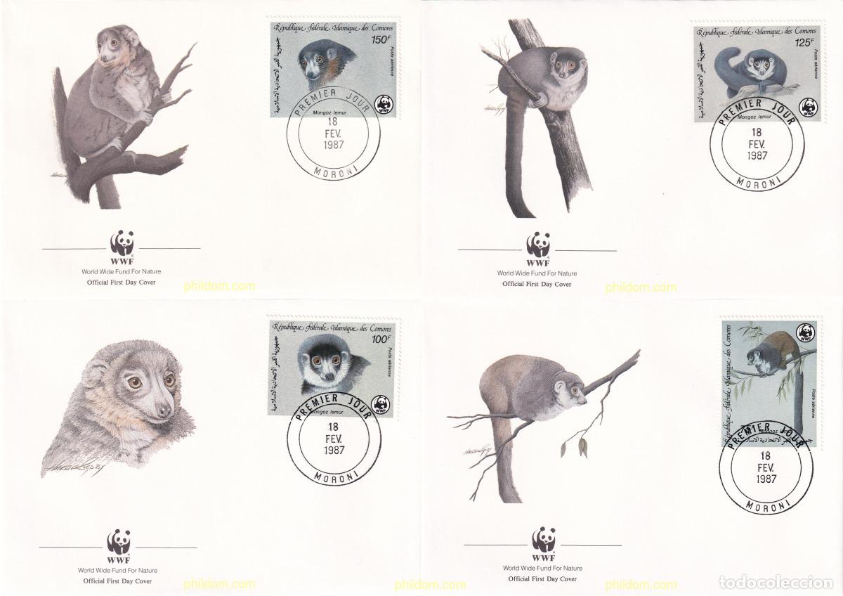 Sellos: 23106 MNH COMORES 1987 LEMUR MANGOSTA
