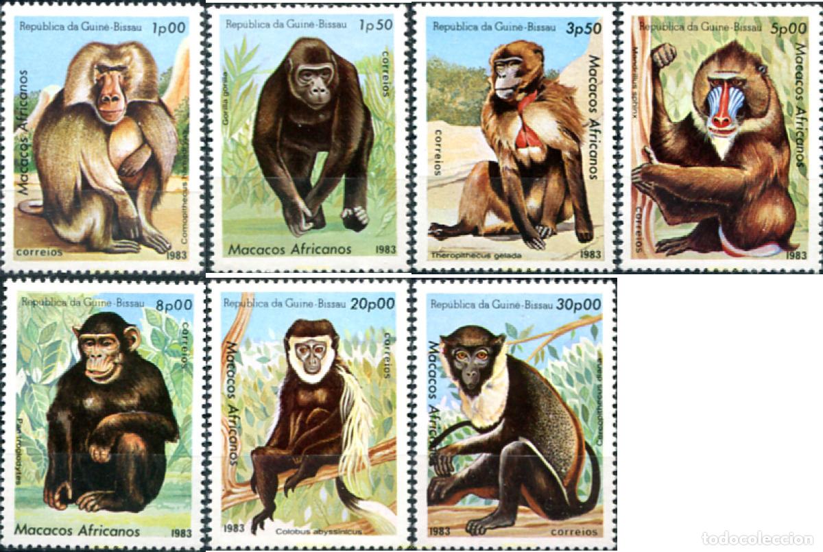 Sellos: 69667 MNH GUINEA BISSAU 1983 MAMIFEROS