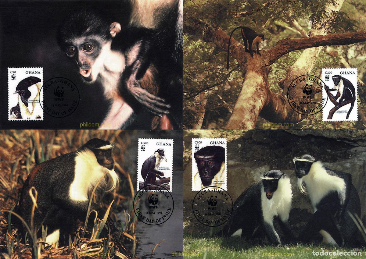 Sellos: 7395 MNH GHANA 1994 MONO DIANA