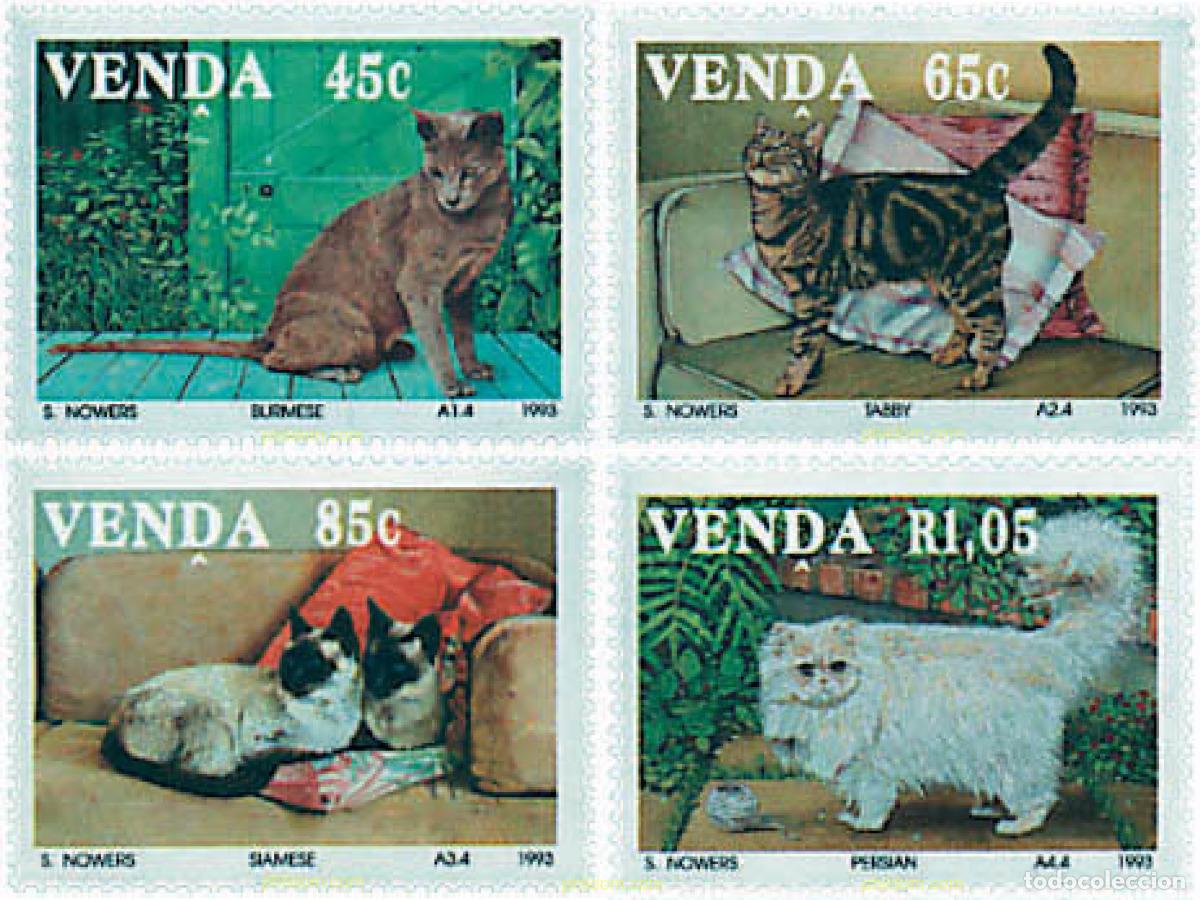 Sellos: 36823 MNH VENDA 1993 GATOS DOMESTICOS