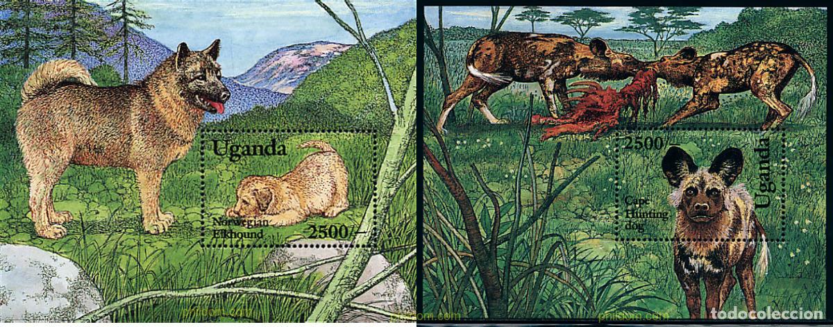 Sellos: 49739 MNH UGANDA 1993 PERROS DE RAZA