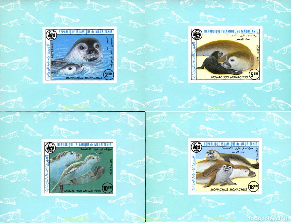 Sellos: 22104 MNH MAURITANIA 1986 FOCA MONJE DEL MEDITERRANEO