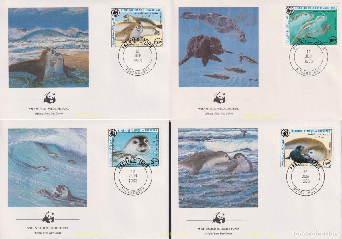 Sellos: 23103 MNH MAURITANIA 1986 FOCA MONJE DEL MEDITERRANEO