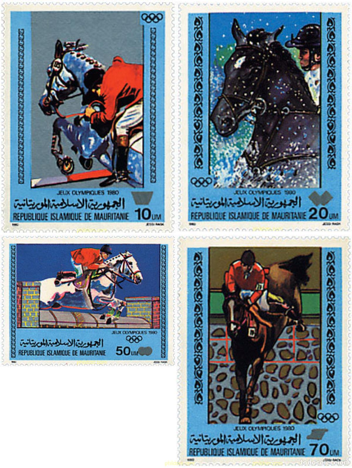Sellos: 71314 MNH MAURITANIA 1980 22 JUEGOS OLIMPICOS VERANO MOSCU 1980