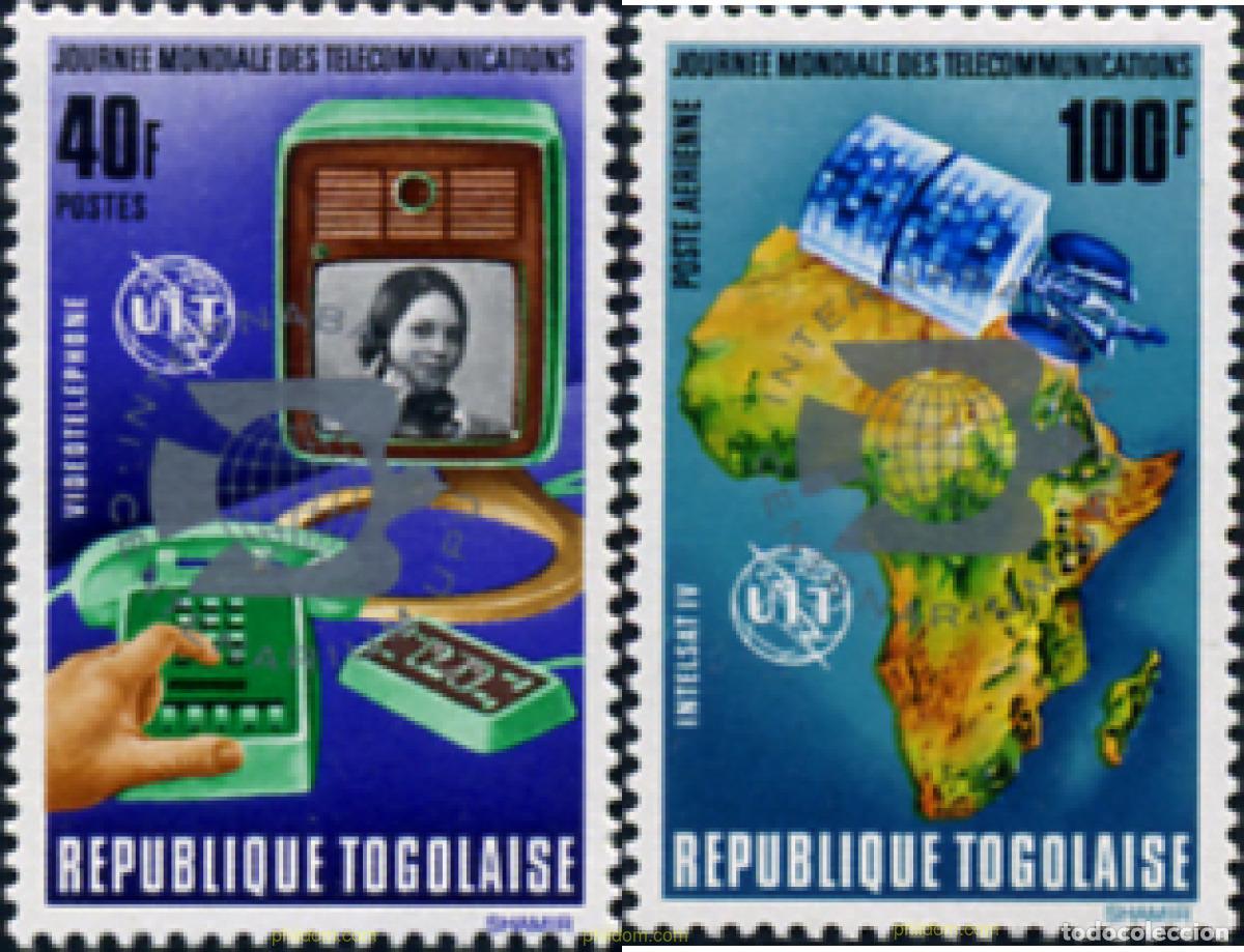 Sellos: 90325 MNH TOGO 1974 INTERNABA 1974. CENTENARIO DE LA UPU