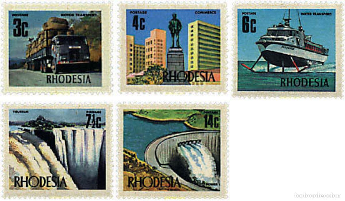 Sellos: 57428 MNH RODESIA 1973 MOTIVOS VARIOS