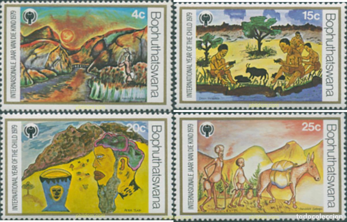 Sellos: 29599 MNH BOPHUTHATSWANA 1979 A&Ntilde;O INTERNACIONAL DEL NI&Ntilde;O