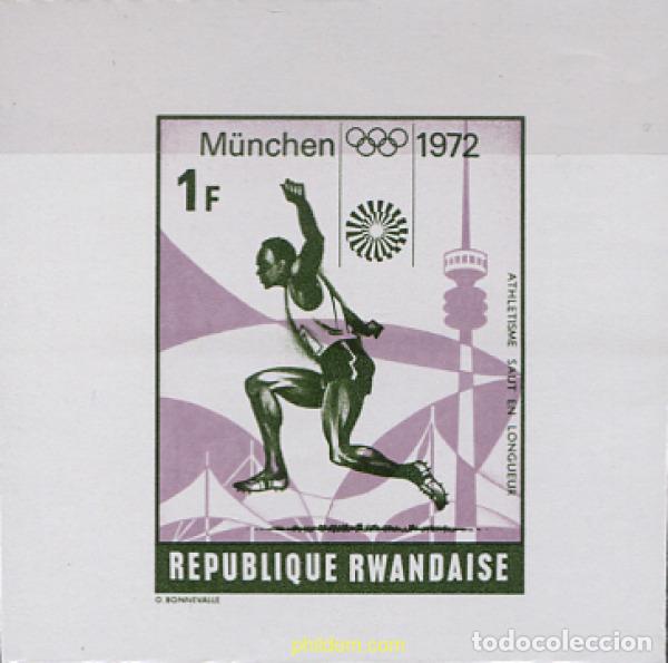 Sellos: 257227 MNH RUANDA 1972 20 JUEGOS OLIMPICOS VERANO MUNICH 1972