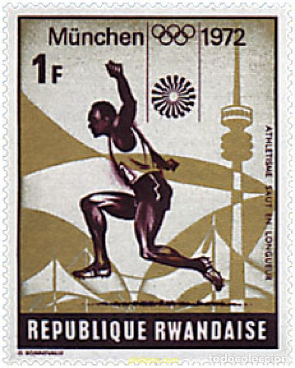Sellos: 354795 MNH RUANDA 1972 20 JUEGOS OLIMPICOS VERANO MUNICH 1972