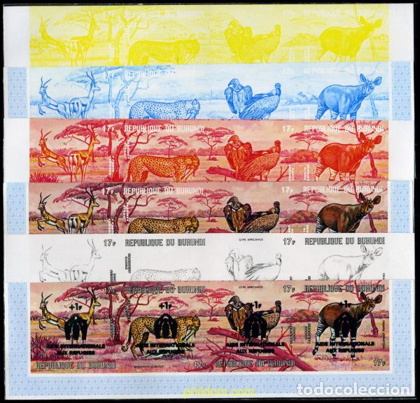 Sellos: 137651 MNH BURUNDI 1971 LUCHA CONTRA EL RACISMO