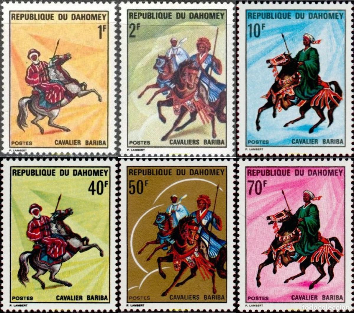 Sellos: 29922 MNH DAHOMEY 1970 JINETES BARIBA