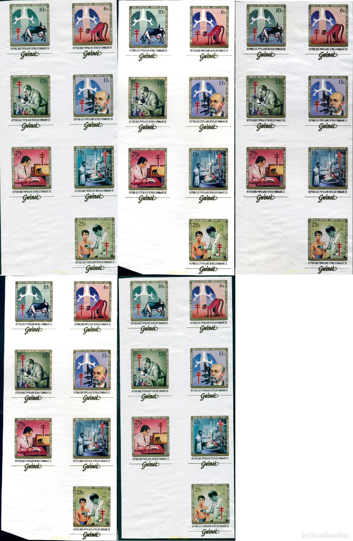 Stamps: 214592 MNH GUINEA 1983 CENTENARIO DEL DESCUBRIMIENTO DEL BACILO DE LA TUBERCULOSIS