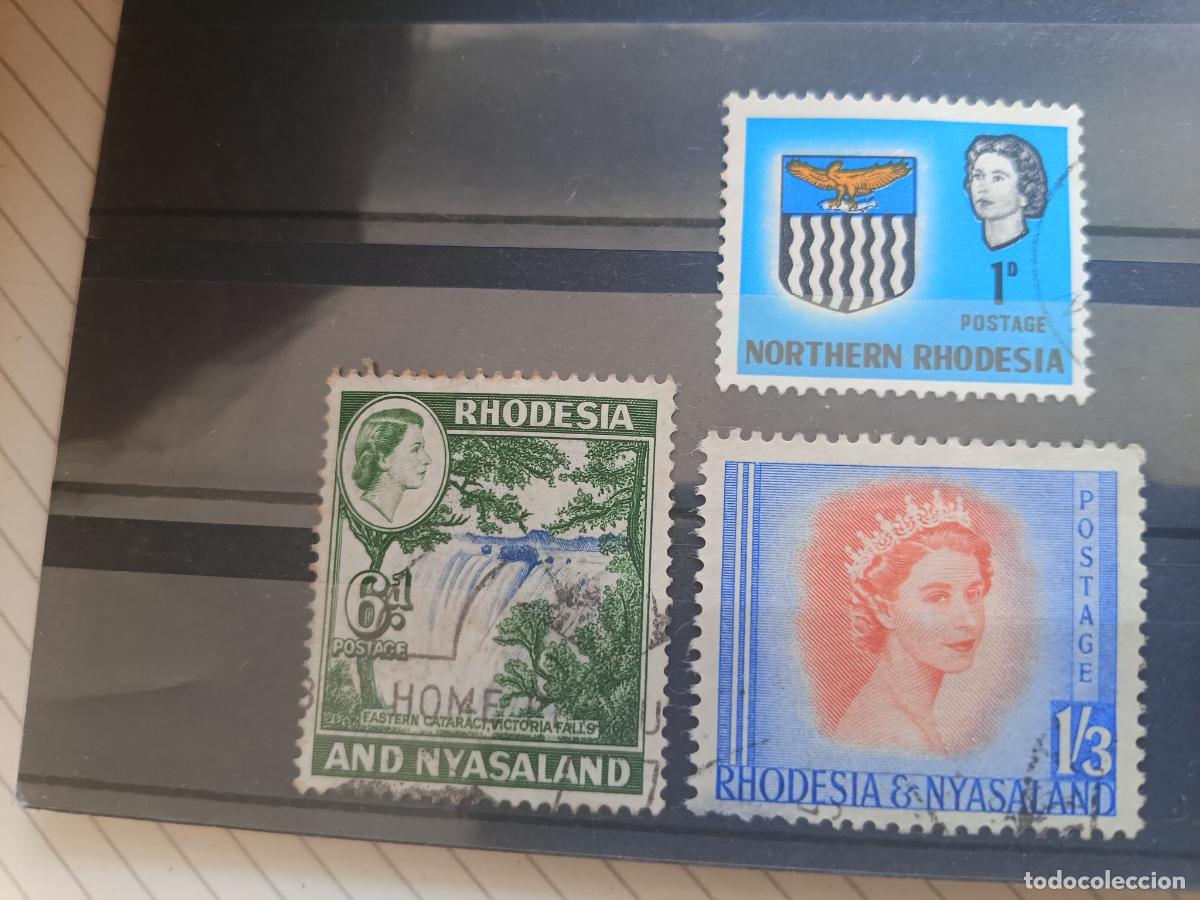 Sellos: Rhodesia. 3 sellos, Elizabeth II
