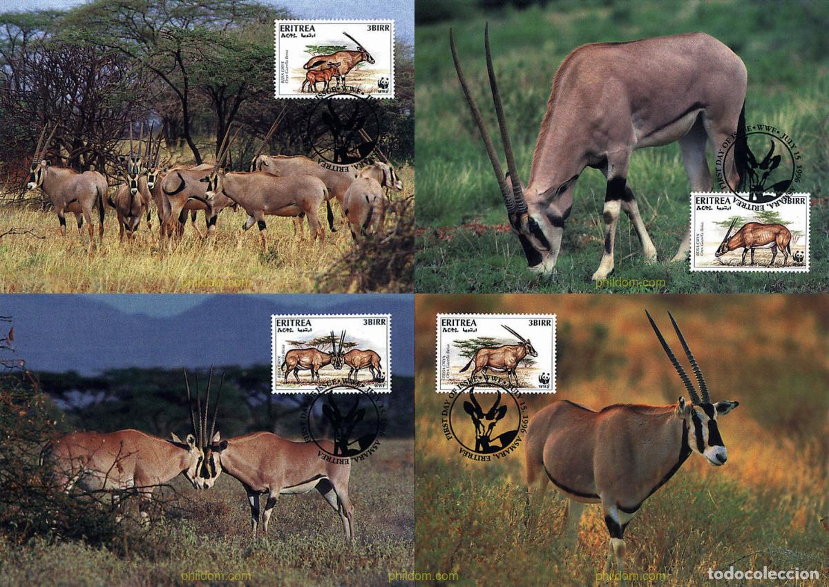 Sellos: 7420 MNH ERITREA 1996 ORYX DE BEISA
