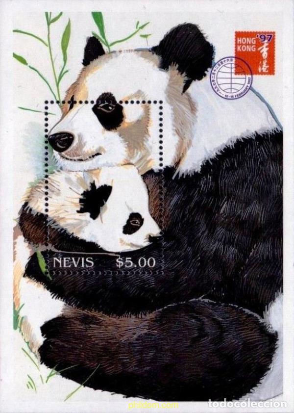 Sellos: 54689 MNH NEVIS 1997 HONG KONG 97. EXPOSICION FILATELICA INTERNACIONAL