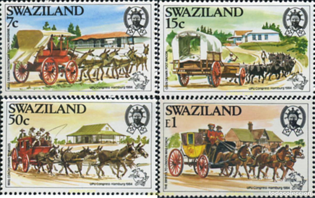 Sellos: 29633 MNH SWAZILANDIA 1984 19 CONGRESO DE LA UPU EN HAMBURGO
