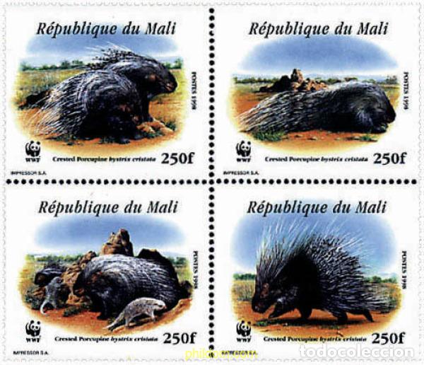 Sellos: 5276 MNH MALI 1998 PUERCOESPIN
