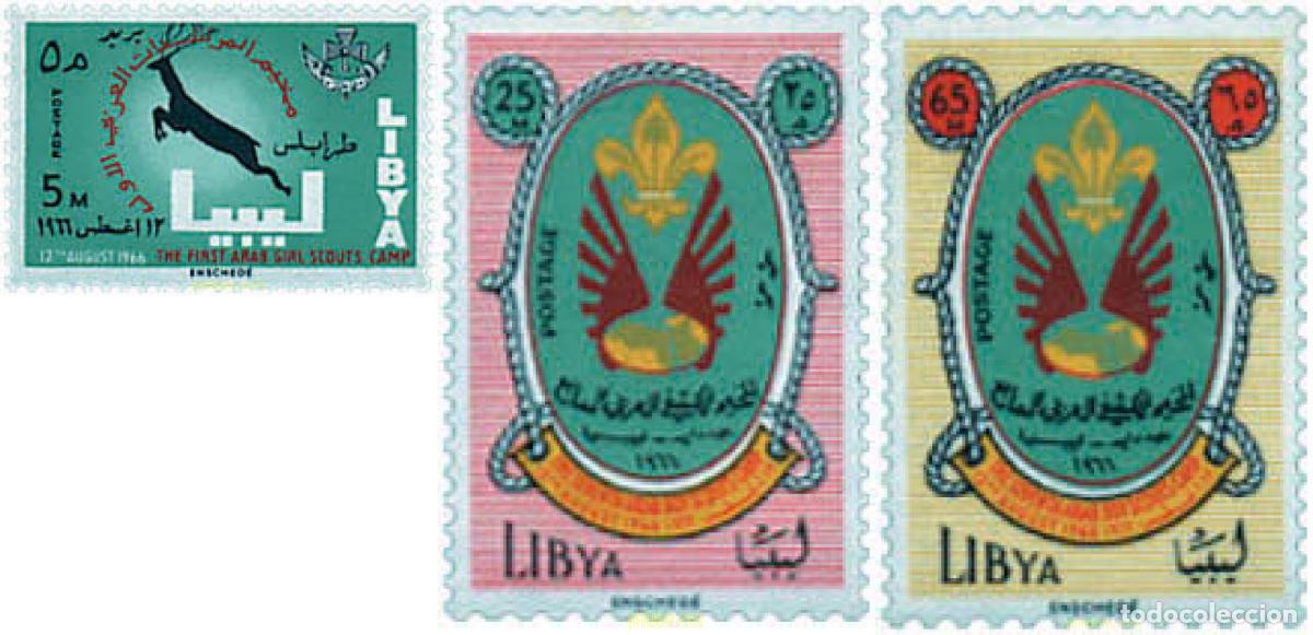 Sellos: 38275 MNH LIBIA 1966 7 JAMBOREE ARABE