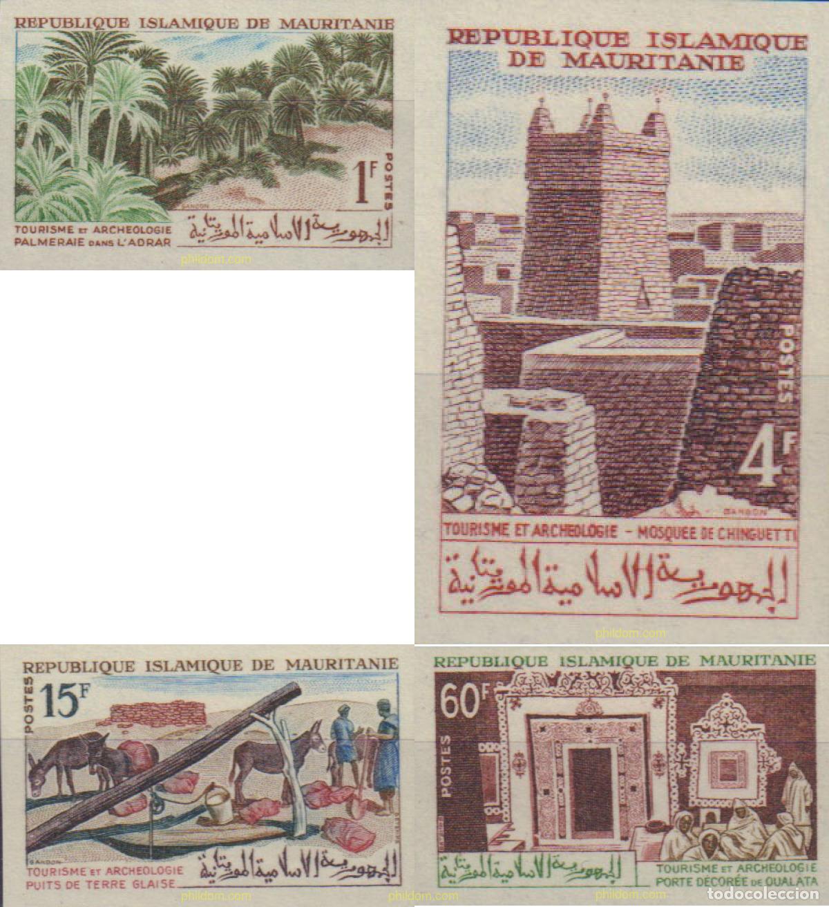 Sellos: 572228 MNH MAURITANIA 1965 TURISMO Y ARQUEOLOGIA