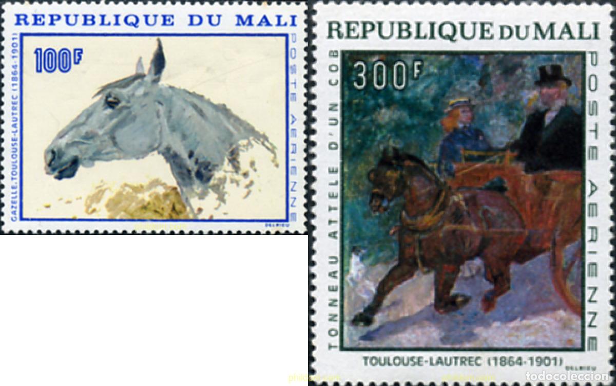 Sellos: 76565 MNH MALI 1967 PINTURAS DE TOULOUSE-LAUTREC