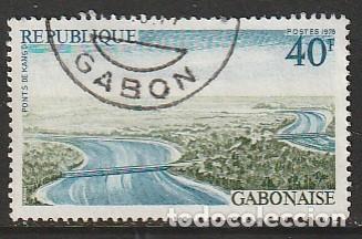 Sellos: GAB&Oacute;N, AFRICA, SELLO USADO