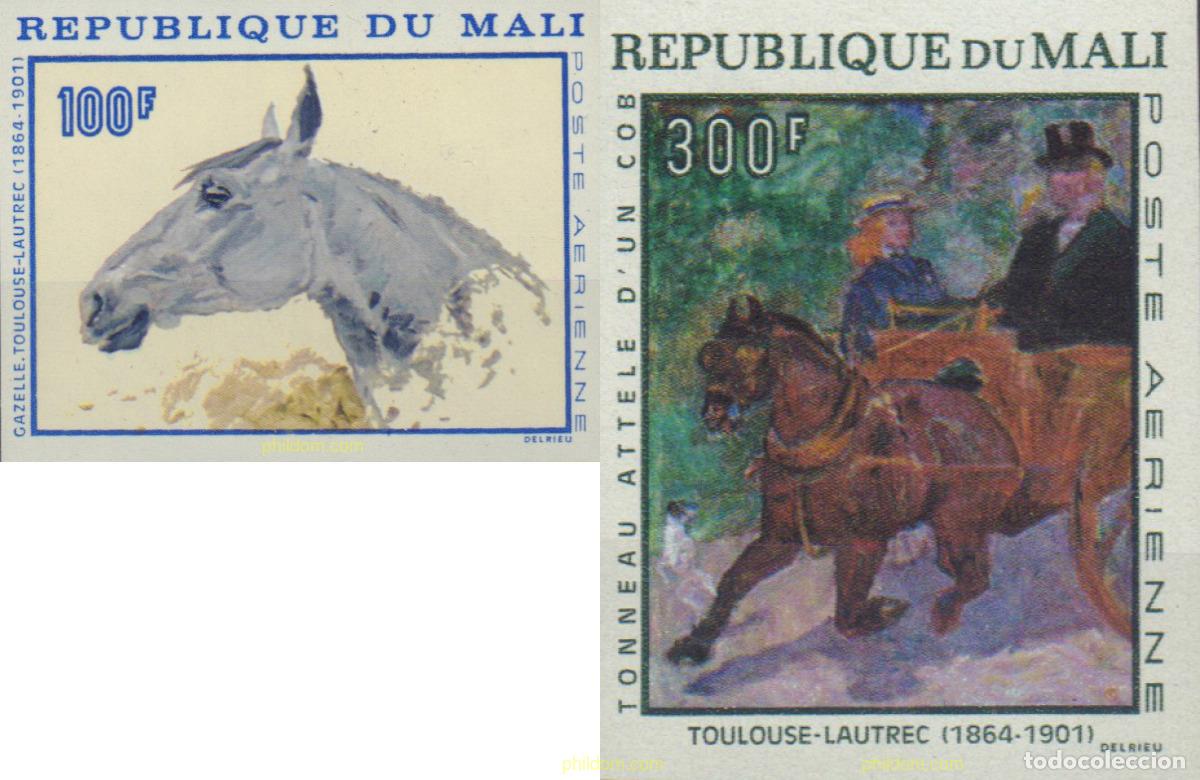 Sellos: 592962 MNH MALI 1967 PINTURAS DE TOULOUSE-LAUTREC