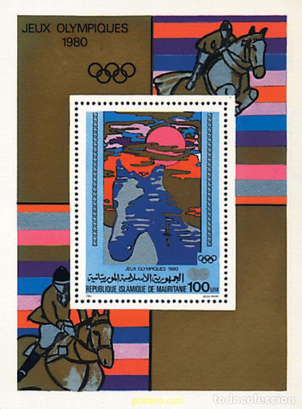 Sellos: 69815 MNH MAURITANIA 1980 22 JUEGOS OLIMPICOS VERANO MOSCU 1980