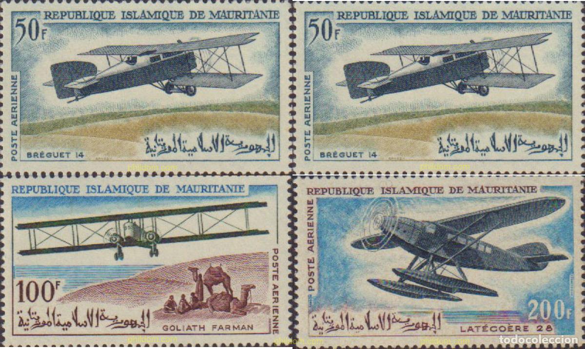 Sellos: 28936 MNH MAURITANIA 1966 AVIONES ANTIGUOS