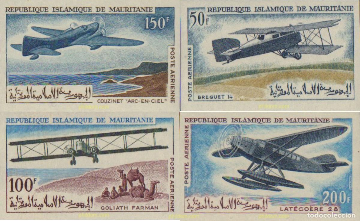 Sellos: 367704 MNH MAURITANIA 1966 AVIONES ANTIGUOS