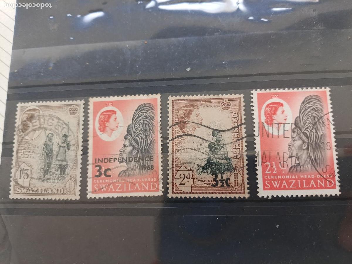 Sellos: Swaziland, Swazilandia. 4 sellos