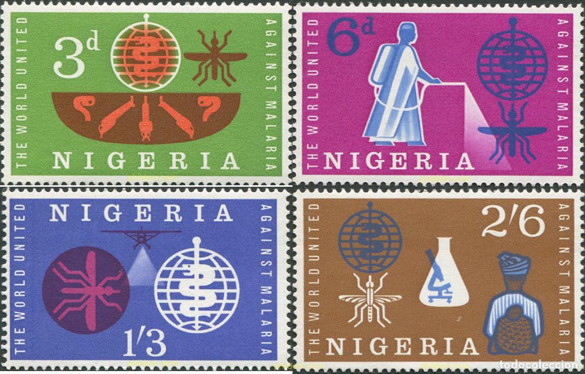 Sellos: 29411 MNH NIGERIA 1962 CAMPA&Ntilde;A CONTRA LA MALARIA