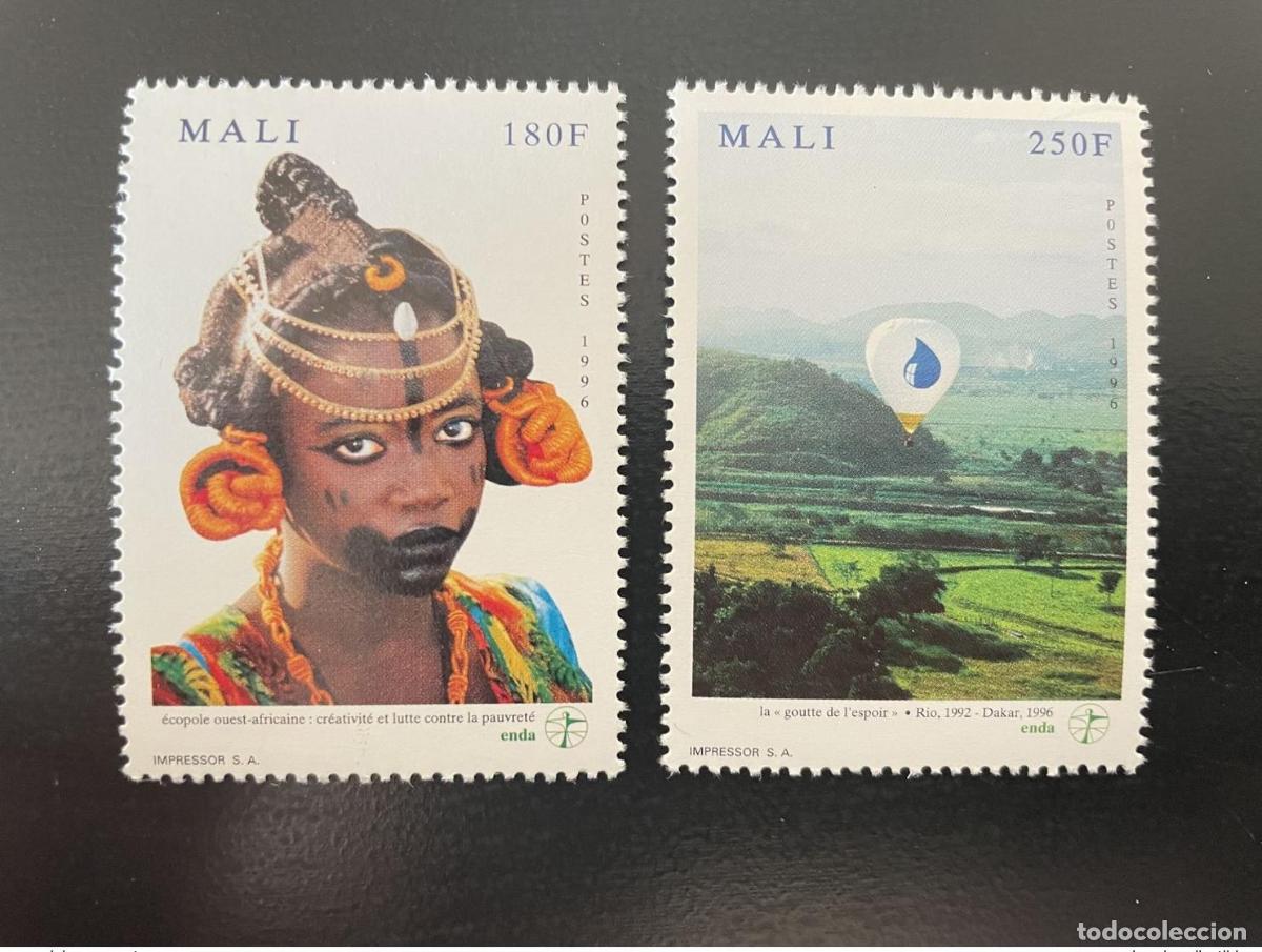 Sellos: Mal&iacute; 1996 Mi. 1507 - 1508 ENDA Emisi&oacute;n conjunta del Ecopolo de &Aacute;frica Occidental MNH**