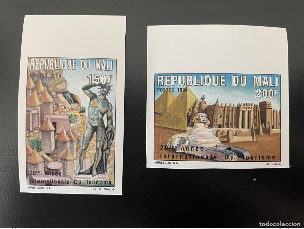 Sellos: Mal&iacute; 1994 Mi. 1325 - 1326A ND IMPERF A&ntilde;o Internacional del Turismo Egipto MNH**