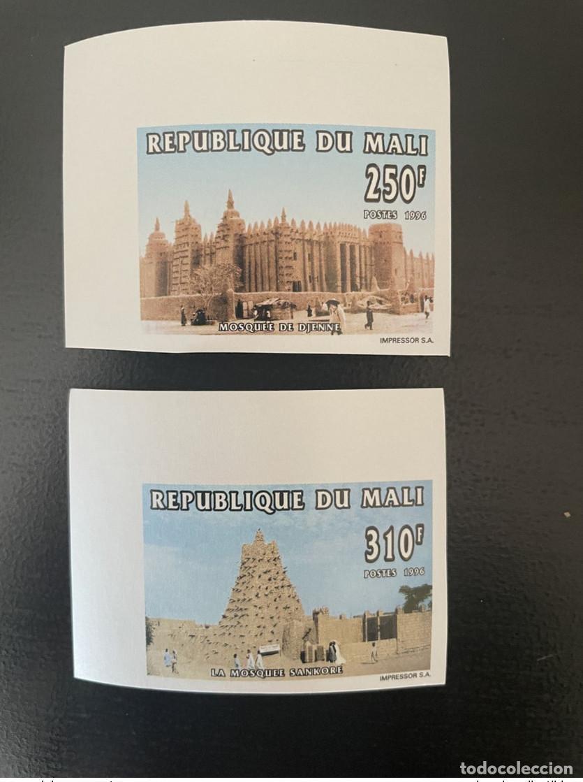 Sellos: Mal&iacute; 1996 Mi. 1505 - 1506 ND Imperf Mezquita Religi&oacute;n Sankor&eacute; Djenn&eacute; Islam MNH**