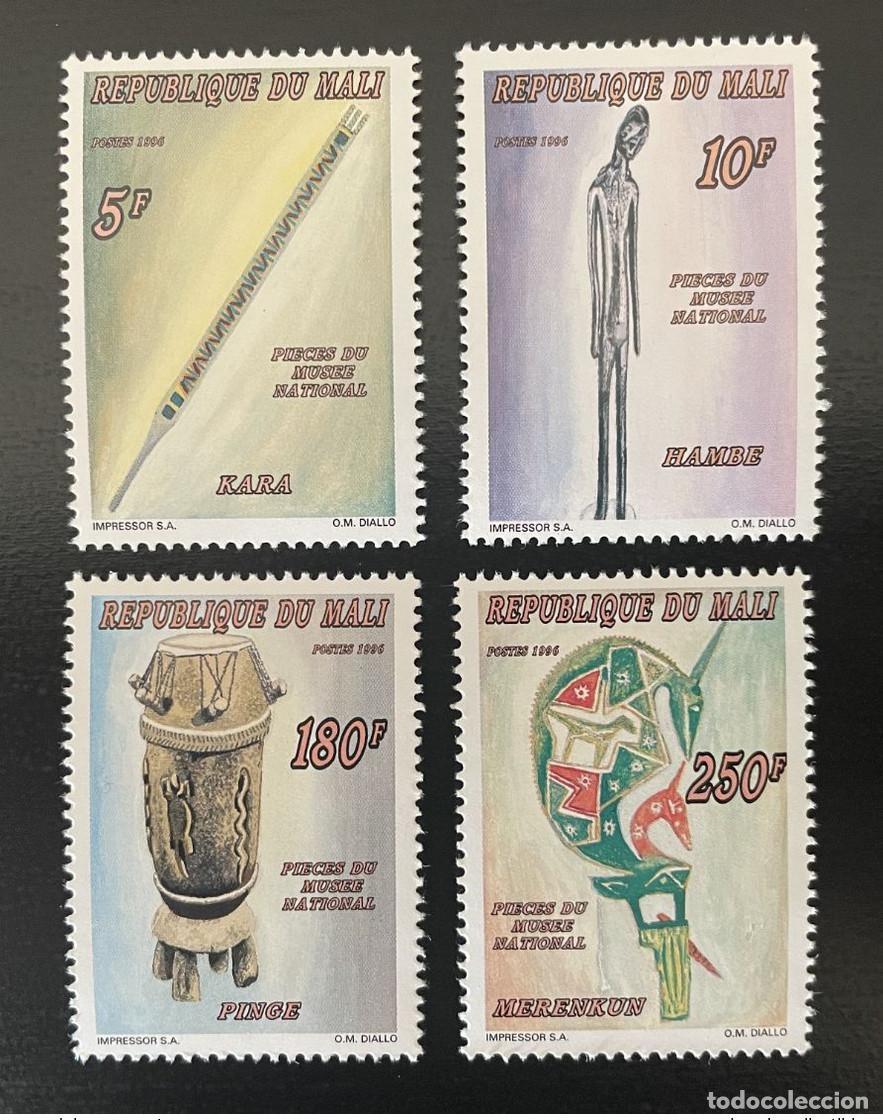 Sellos: Mali 1996 Mi. 1613 - 1616A Exposiciones del Museo Nacional Art Kunst MNH