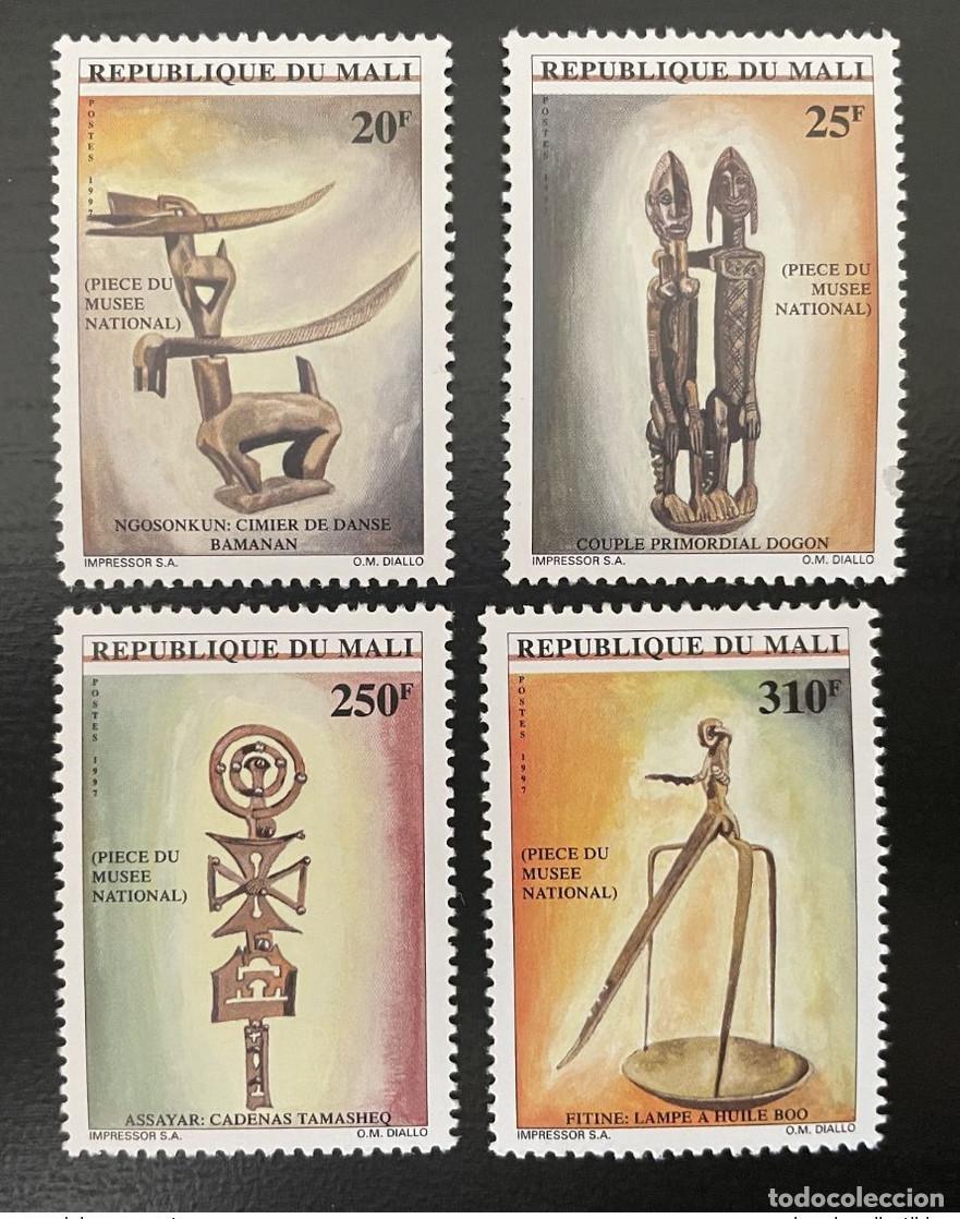 Selos: Mali 1997 Mi. 1875 - 1878 Piezas del Museo Nacional de Arte y