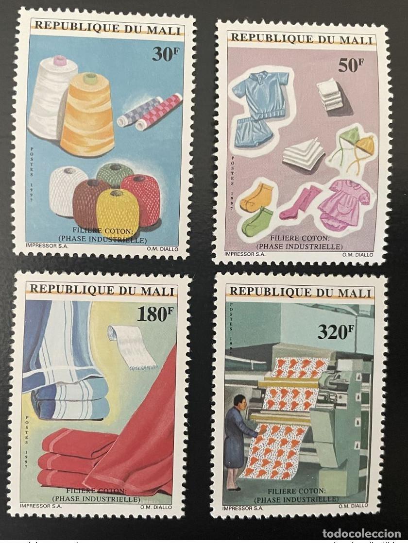 Selos: Mali 1997 Mi. 1879 - 1882 Industria del algod&oacute;n Baumwollindustrie MNH
