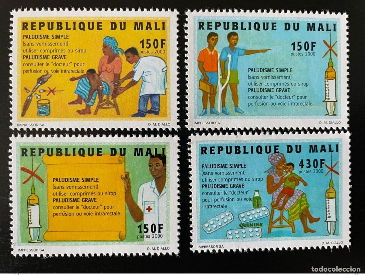 Sellos: Mali 2000 Mi. 2570 - 2573 Malaria Enfermedad 4 val. 5 MNH**