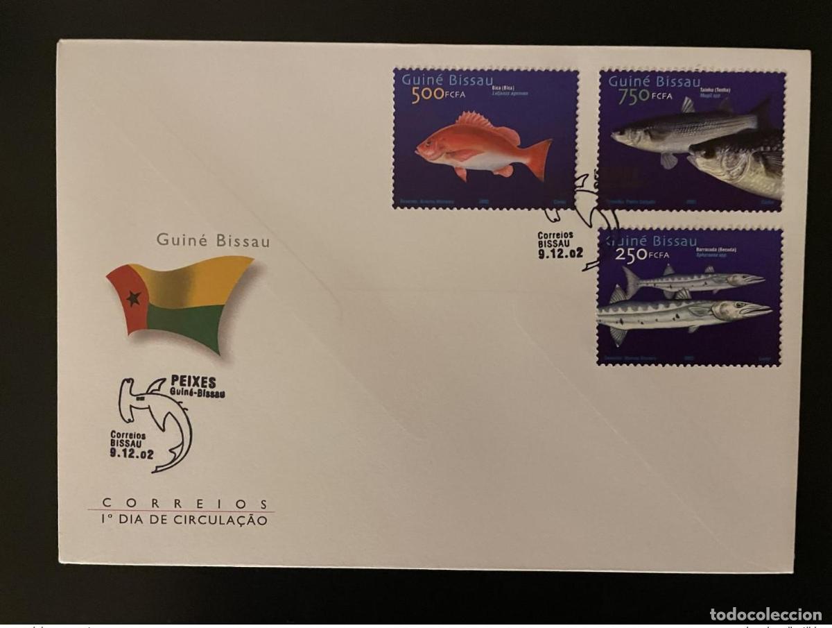 Sellos: Guinea-Bis&aacute;u 2002 mayo de 2025 - 2027 FDC Fische Poissons Fishes Peixe