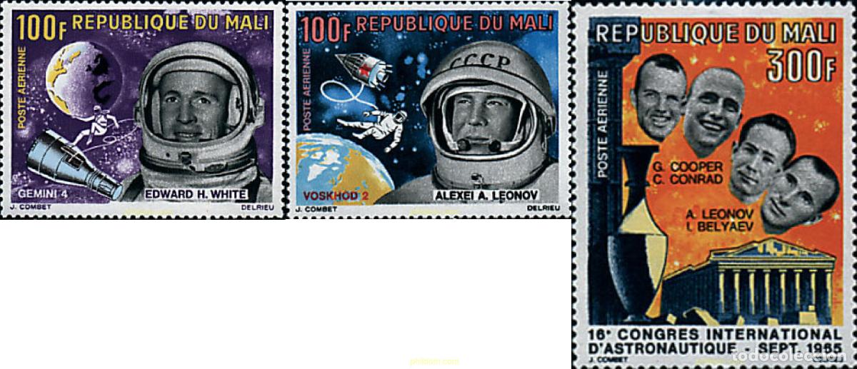 Sellos: 190655 MNH MALI 1966 ASTRONAUTAS