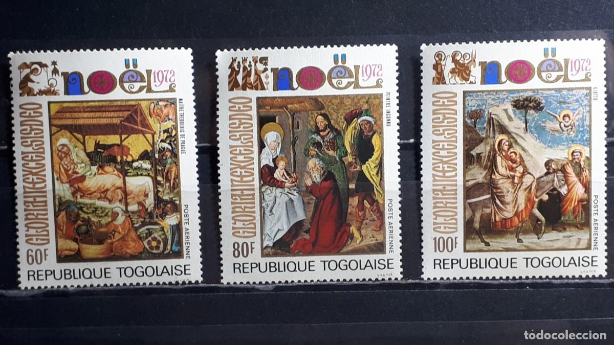 Sellos: TOGO. A&Ntilde;O 1972. **. YVERT A&eacute;reo 193/5