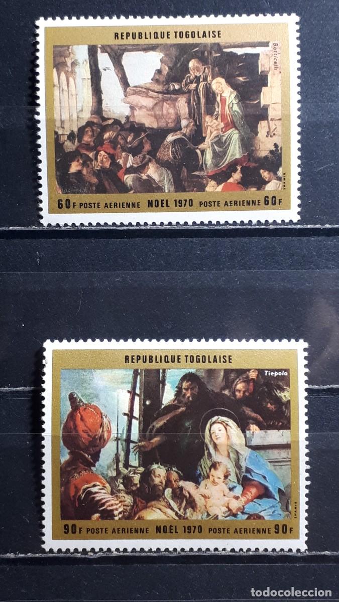 Sellos: TOGO. A&Ntilde;O 1970. **. YVERT A&eacute;reo 143/4