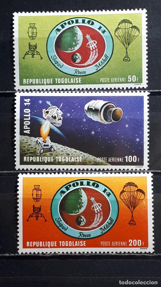 Sellos: TOGO. A&Ntilde;O 1971. **. YVERT A&eacute;reo 151/3