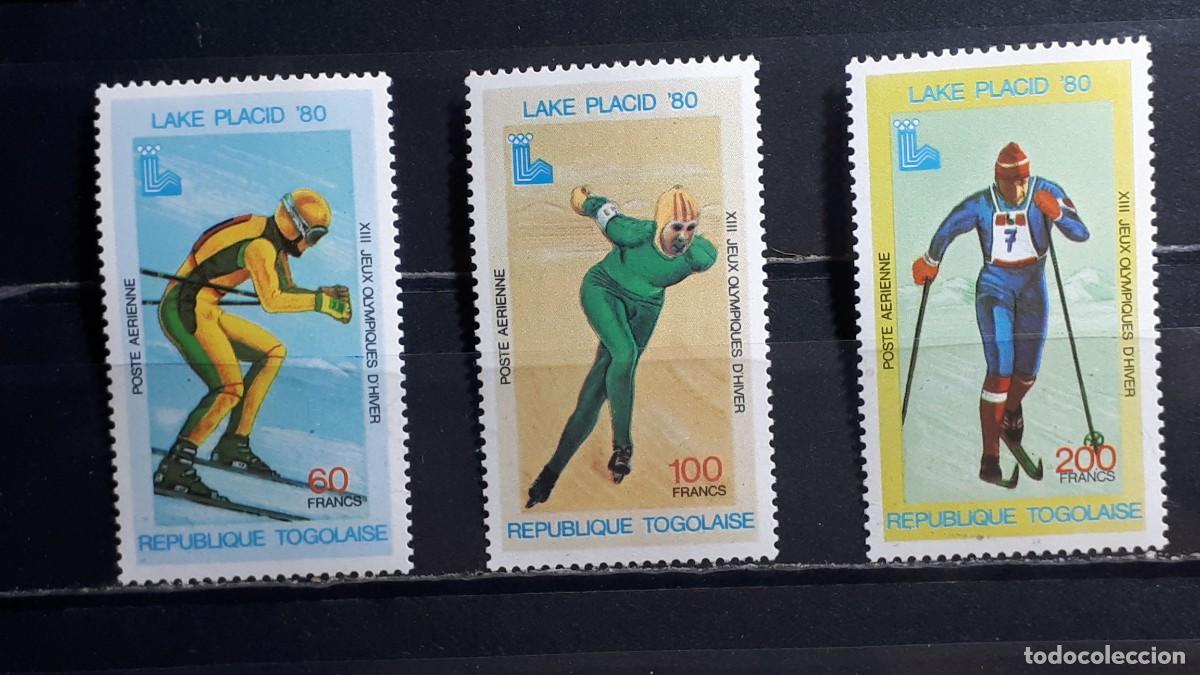 Sellos: TOGO. A&Ntilde;O 1980. **. YVERT A&eacute;reo 412/4