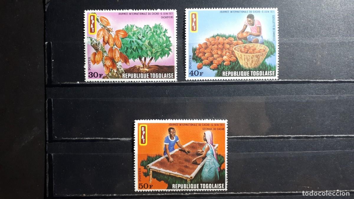 Sellos: TOGO. A&Ntilde;O 1971. **. YVERT 711/3
