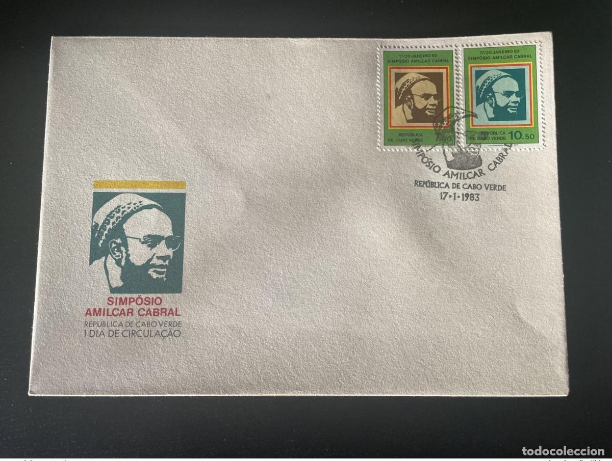 Sellos: Cabo Verde 1983 Mi. 473 - 474 FDC Simposio Am&iacute;lcar Cabral